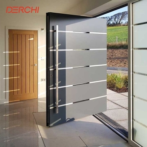 American Modern Residential Main Entrance Aluminum Pivot Door Modern Outdoor Mai